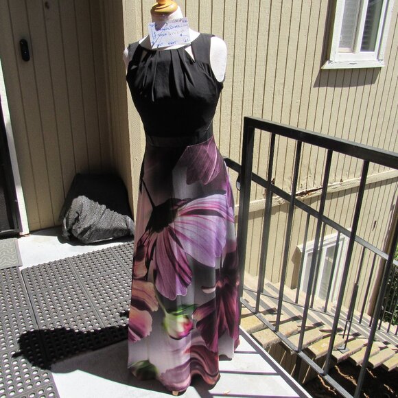 #365  WOMEN'S LONG FLORAL DRESS BY COAST  (SIZE 6US / 10UK) - Picture 1 of 3